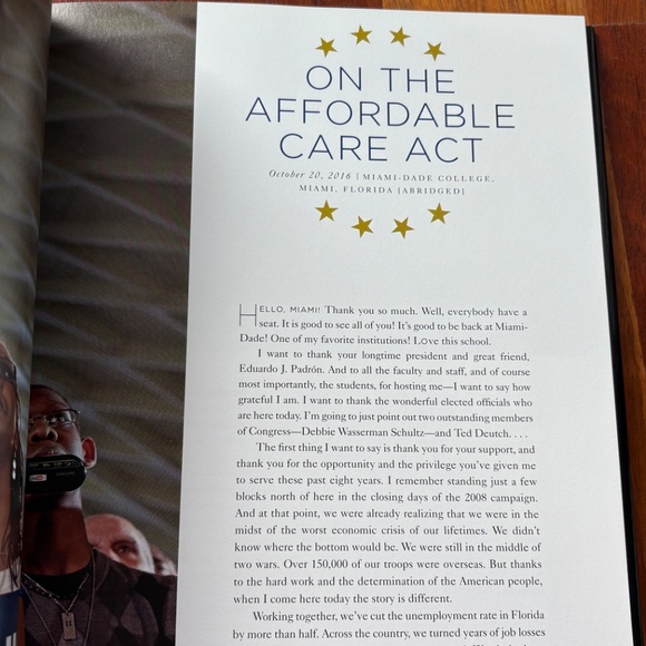 Barack Obama and Michelle Obama - 2 Hardcover Books - Picture 5 of 12